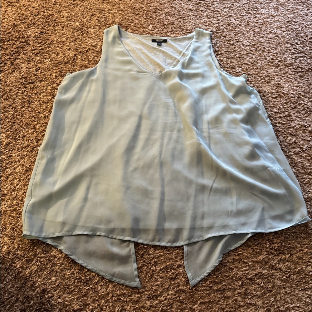 Simply Vera Vera Wang Light Green Sleeveless Top